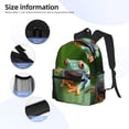 thumbnail image 3 of Easygdp Red-Eyed Tree Frog Mochila Casual para Portátil, Mochila para Escuela, Viajes, Negocios, 3 of 6