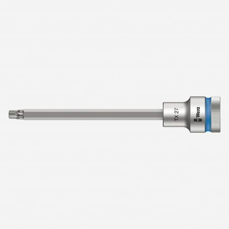 

Wera 003852 1/2 Drive Zyklop Torx Bit Socket with Holding Function T27 Long
