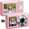 thumbnail image 2 of 4K Dual Screen Vlogging Camera with 18X Zoom Anti-Shake, 64GB Card & 2 Batteries, Portable Point and Shoot Digital Camera for Selfie Family Friends, 2 of 17