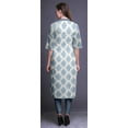 thumbnail image 4 of Bimba Printed Viscose Santoon Straight Tunic DressesÂ&nbsp;ForÂ&nbsp;Women Indian Clothing, 4 of 5
