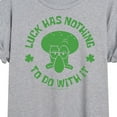 thumbnail image 3 of SpongeBob SquarePants - Squidward Luck  - Juniors Ideal Flowy Muscle T-Shirt, 3 of 6