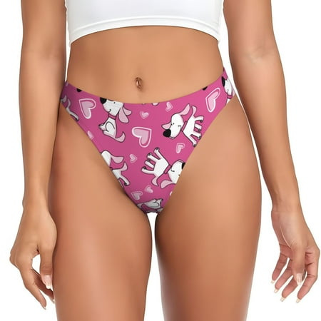 Sigee Love Dog for Women s G-String Panty  Low Rise  Soft Lace Perfect for Everyday Wear or Special Occasions-XX-Large