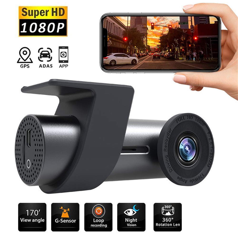 WiFi HD Night Vision Driving Recorder Hidden 24 Hours Parking