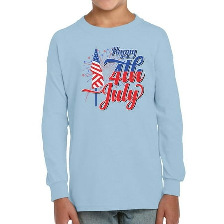 

4Th July Flag Fireworks Long Sleeve Toddler -Image by Shutterstock 4 Toddler