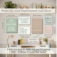 thumbnail image 5 of Induslyfe Inspirational Wall Art for office, Framed Teamwork Canvas Wall Art pictures for Office,Motivational Office Wall Decor Pastel,Positive Quotes Wall Decor for Office, Set of 6, 12x16, 5 of 6