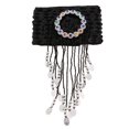 thumbnail image 1 of Brillante Correa para  de Danza de Vientre Negro Zulema pulsera de danza del vientre, 1 of 8