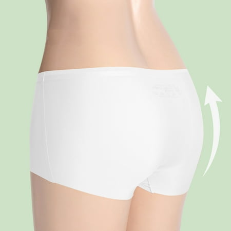 

CAICJ98 Cotton Underwear For Women Womens Underwear Cotton Low Rise Breathable Seamless briefs Hispter Panties for Women Regular Plus Size White M