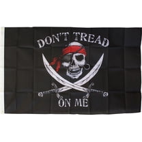 Don't Tread On Me Pirate - 3'X5' Nylon Flag (Swords)