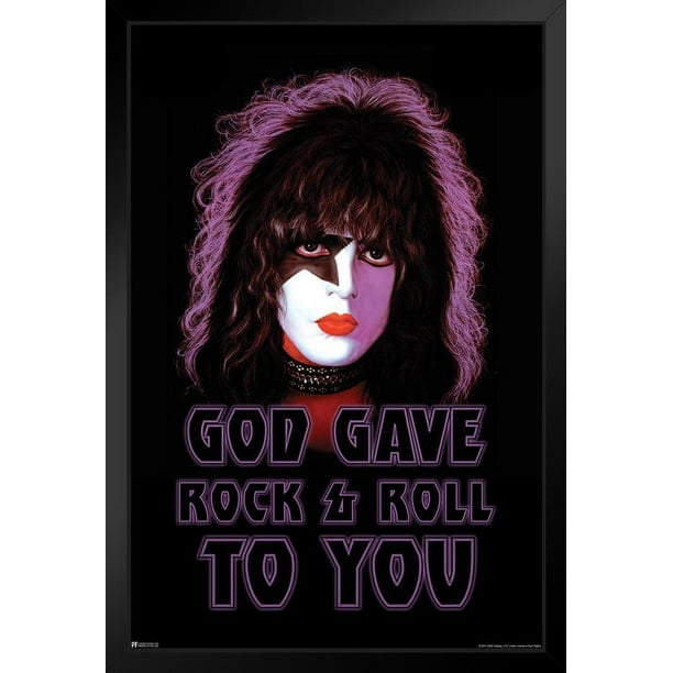 Kiss Poster Starchild Paul Stanley Solo Album God Gave Rock and Roll To