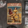 thumbnail image 2 of Placa Metal Vintage Vaquera Pintura Hierro Rectangular Arte Pared Del 20x30cm, 2 of 9