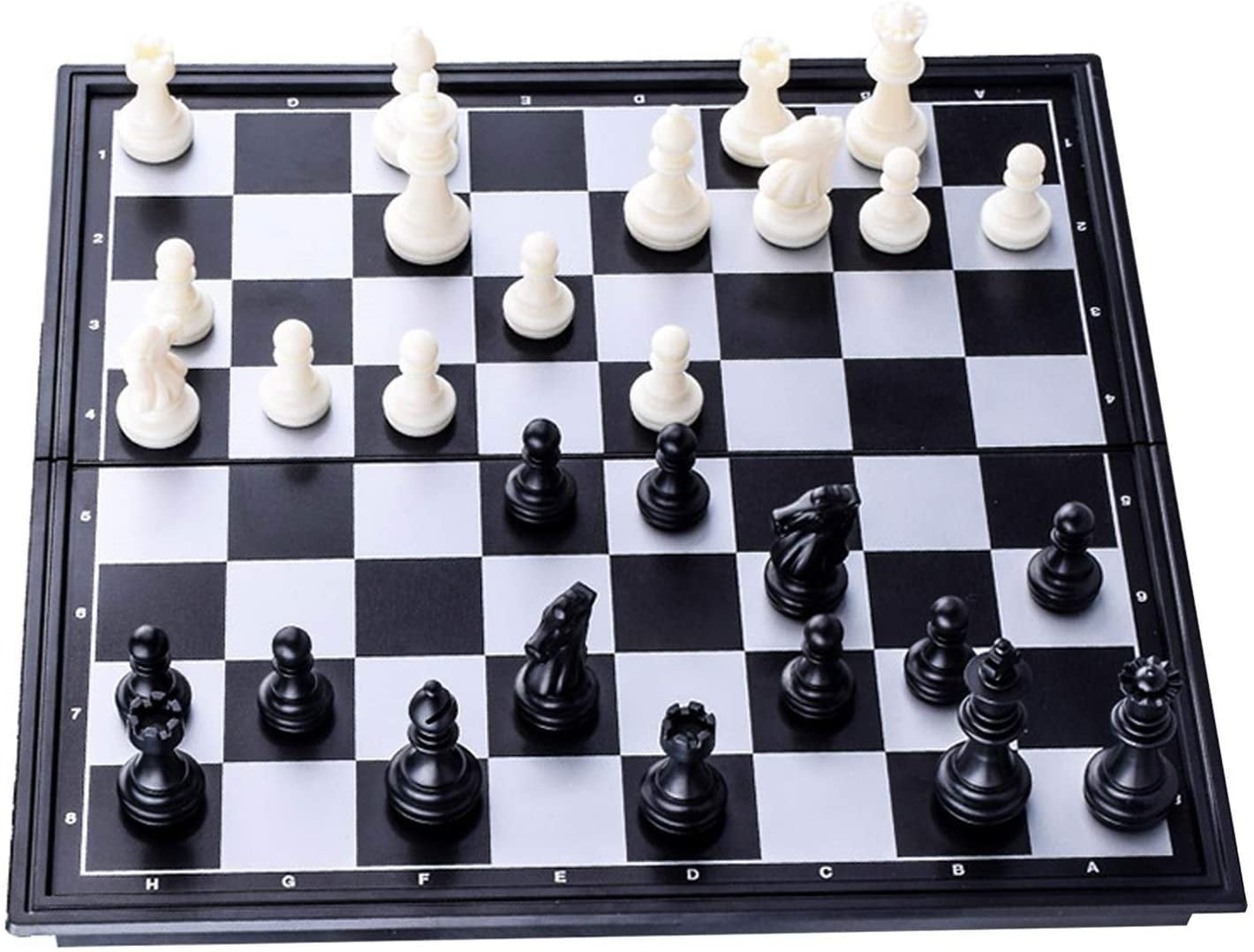 Chess Set 3 In 1 Chess Checkers Backgammon Set - View #3