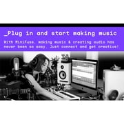 Arturia MiniFuse 2 Portable 2x Input USB-C MIDI Audio Interface, White