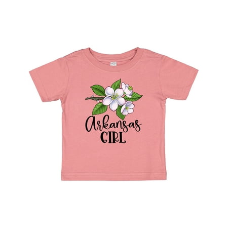 

Inktastic Arkansas Girl Apple Blossoms Gift Baby Girl T-Shirt