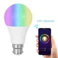 thumbnail image 2 of Bombilla LED inteligente WiFi Bluetooth con atenuación RGB y cambio de color para Amazon, Alexa, Google Home, IFTTT y Tmall Genie, 2 of 10