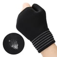 thumbnail image 4 of Protector de Palma Bling Bling Guantes Antideslizantes Levantamiento de Pesas Medio Dedo, 4 of 10