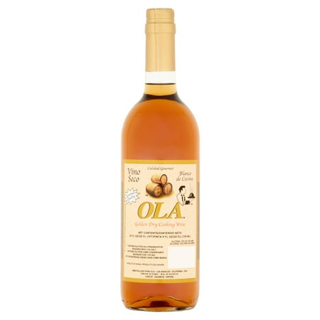 (2 Pack) Ola Golden Dry Cooking Wine, 25 fl oz (Best Cooking Wine For Seafood)