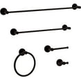 thumbnail image 4 of czcpp-PA547-BL Precept Double Towel Hook, Matte Black, 4 of 4