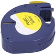 thumbnail image 1 of Label Tape Replacement for DYMO LETRATAG Machine Ribbon DIY Print Accessories12mm x 4meter, 1 of 5