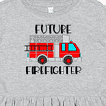 thumbnail image 4 of Inktastic Future Firefighter Red Fire Truck Engine Girls Toddler Dress, 4 of 5