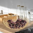 thumbnail image 3 of Frutero de alambre, frutero de escritorio, diseño hueco, cesta para guardar aperitivos., 3 of 8