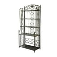 thumbnail image 1 of International Caravan Mandalay Iron Bakers Rack in Pewter, 1 of 2