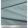 thumbnail image 3 of Soimoi Blue Viscose Chiffon Fabric Diamond Geometric Print Fabric by Yard 42 Inch Wide, 3 of 5