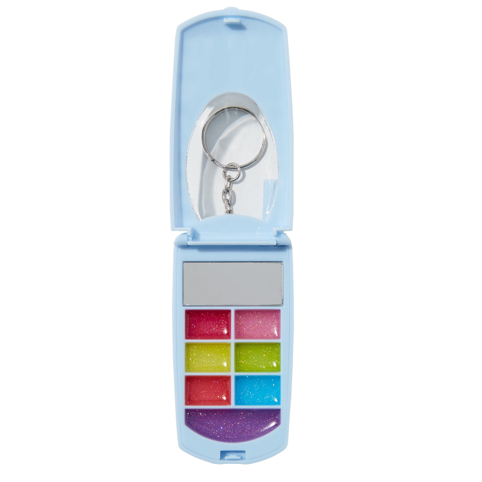 Claire's Kids Rhinestone Turquoise Panda Lip Gloss Flip Phone on