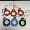 thumbnail image 3 of Nueva cuerda colgante para teléfono móvil de dibujos animados, accesorios de anillo de silicona, cuerda colgante para llave Usb móvil, forma de Donut recortada, 3 of 5