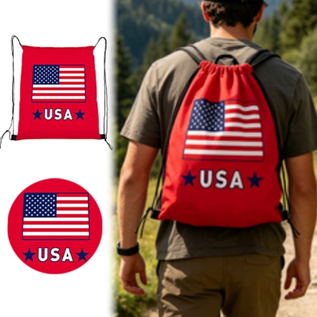 2026 Portable Print Double Shoulder Sports Storage Pouch
