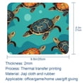 thumbnail image 5 of Turtle Desk Pad Mousepad, Square 8.3x9.8 Inch Non-Slip Rubber Bottom Printed Desk Mat, Suitable for Office and Gaming, 5 of 6