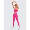 thumbnail image 3 of Top Deportivo CRZ YOGA Longline con Espalda en V Sin Aros Morado Talla L, 3 of 5