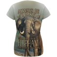 thumbnail image 2 of Always Be Yourself Unless Elephant All Over Womens T Shirt Multi MD, 2 of 2