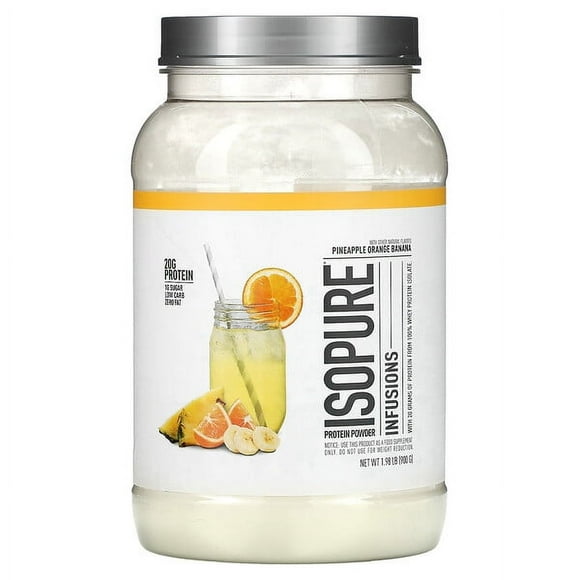 Isopure, Infusions Protein Powder, Pineapple Orange Banana, 1.98 lb (900 g)