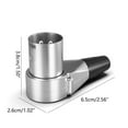 thumbnail image 4 of Ywmsfl 3 Pin XLR Angle Adapter Durable Metal 3-Pin Connector Microphone Plug Male/Female Multi-directional Connector Durable, 4 of 8