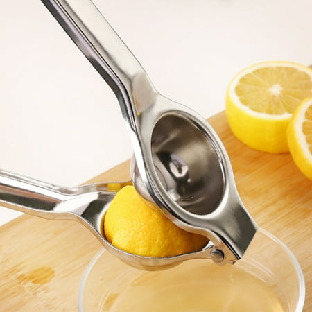 

Hi.FANCY Manual Hand Press Lemon Squeezer Stainless Steel Lemon Squeezer Fruit Orange Juicer Hand Press Juice Squeezer Manual Juicer