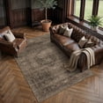 thumbnail image 2 of BERTHMEER 9x12 Area Rugs for Living Room Bedroom Vintage Dark Brown Large Traditional Carpets Washable Non-Slip Soft Low Pile Distressed Oriental Indoor for Office Playroom Dining Room Farmhuose, 2 of 7