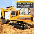 thumbnail image 4 of Remote Control Massive Dump Truck 1 24 Hobby RC Trucks with Sound and Lighting 9 Channel Cargo Engineering Vehicle  for Kids, 4 of 9
