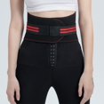 thumbnail image 4 of Entrenador de cintura Yinane para mujer Corsé de entrenamiento deportivo Rojo Azul XL, 4 of 8