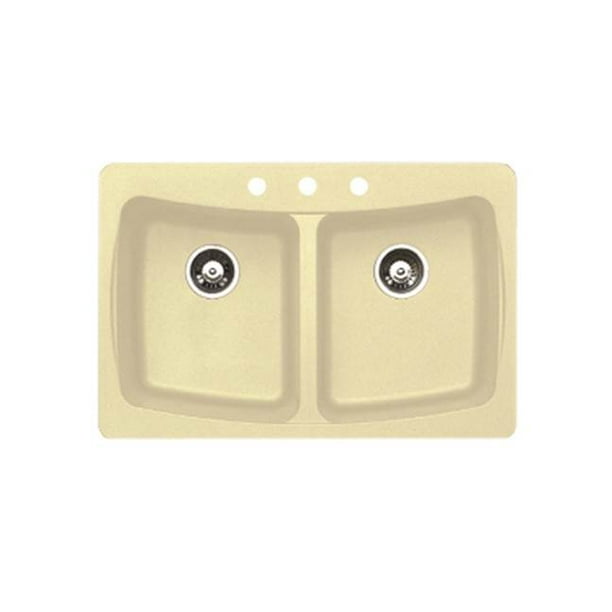 33 In Double Bowl Undermount Kitchen Sink Al20sa Metallic Chocolate Com 33 In Double Bowl Undermount Kitchen, Kitchen Sink To Garden Hose Adapter Menards