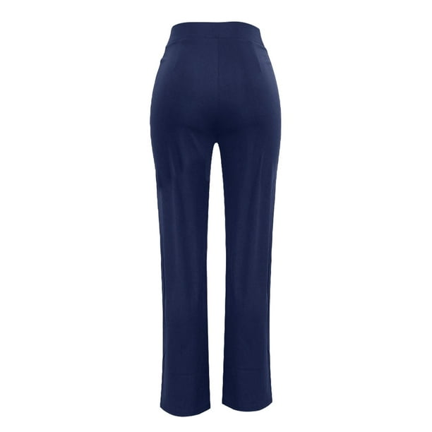 Navy stretch trousers ladies 2025