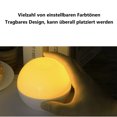 thumbnail image 4 of Lámpara de noche LED COOLHOOD luz nocturna para niños, lámpara de mesa de ambiente regulable táctil con control remoto, 16 colores y 4 modos que cambian de color USB recargable LED luz nocturna para dormitorio sala de estar Zhivalor OTTO-HJW-0732, 4 of 6