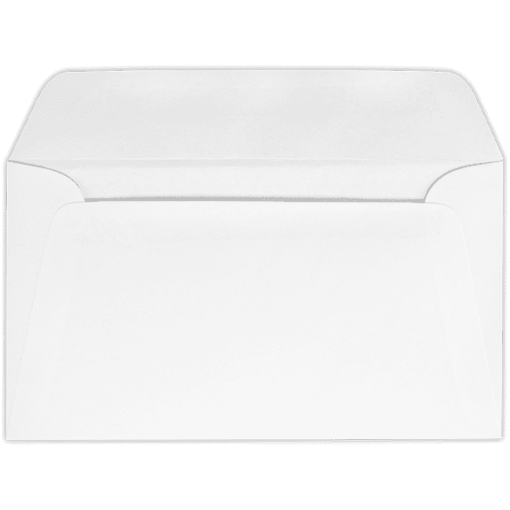 LUXPaper #6 3/4 Regular Envelopes, 3 5/8 x 6 1/2, Bright White, 500/Pack