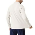 thumbnail image 4 of LNWUY Quarter Zip Pullover Men Performance Moisture Wicking Golf Pullover Sports 1/4 Zip Pullover Mens Sweatshirt White XXXL, 4 of 4