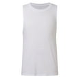 thumbnail image 4 of Fozruso Mens Summer Fitness Broad Shoulder Casual Loose Running Sleeveless Vest, 4 of 5