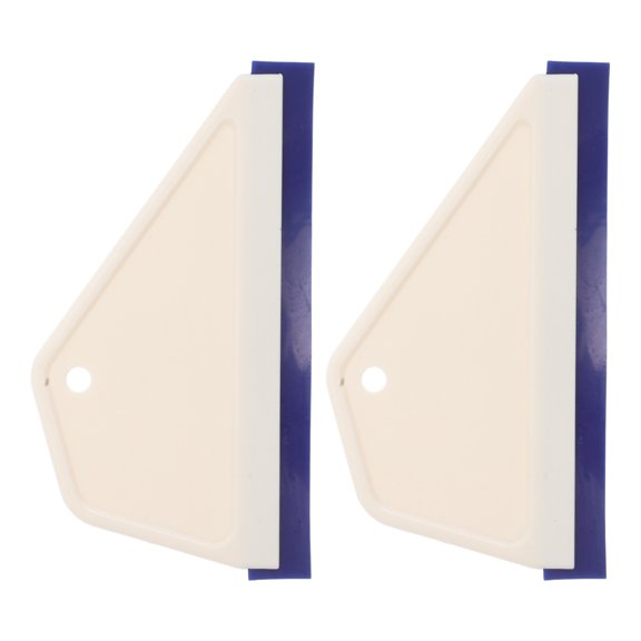 HONMEET 2Pcs Window Film Scraper TPE White Vinyl Wrap Tools for DIY Projects