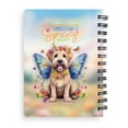thumbnail image 2 of Welcome Spring Fairy Soft Coated Wheaten Terrier in Flower Meadow Spiral Bound Journal Wheatie Dog Lover 5x7in Spiral Notebook - 13002, 2 of 5