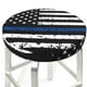 thumbnail image 3 of Disketp Thin Blue Line Flag Funda Redonda para Taburete, Funda de Cojín para Silla de Bar Suave y Elástica-13 inch, 3 of 7