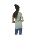 thumbnail image 1 of Reebok Womens Mirror Graphic T-Shirt, Green, Small, 1 of 2