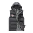 thumbnail image 2 of guisaled Mens Heated Vest with Hood Lightweight Warm Rechargeable Smart Heated Vests 9 Heating Zone Softshell Quilted Jackets, 2 of 4