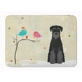 thumbnail image 1 of Carolines Treasures BB2504RUG Christmas Standard Schnauzer Black Machine Washable Memory Foam Mat, 1 of 4